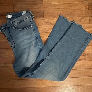 Good American Light Blue Flare Jeans